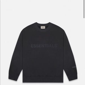NWT FOG Essentials black sweatshirt